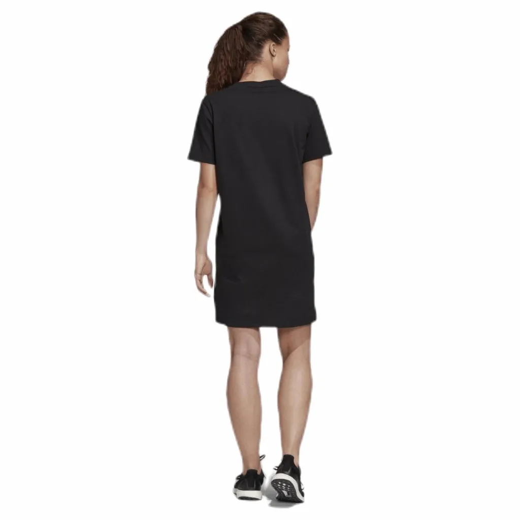adidas Stack T Dress White/Black Svart Outlet