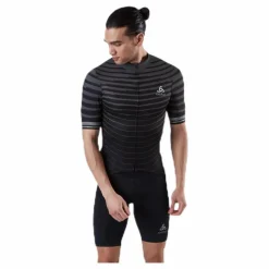 Odlo Stand-Up Collar Zeroweight Ceramicool Black/Grey Svart och Grå Best