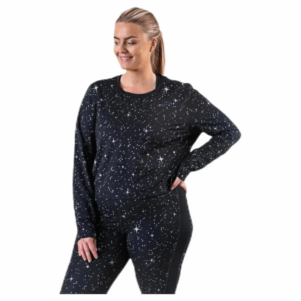 Nike Starry Night MTLC Top Plus Black/Grey Svart Online