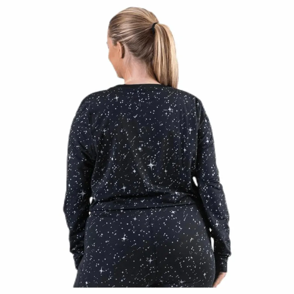 Nike Starry Night MTLC Top Plus Black/Grey Svart Online