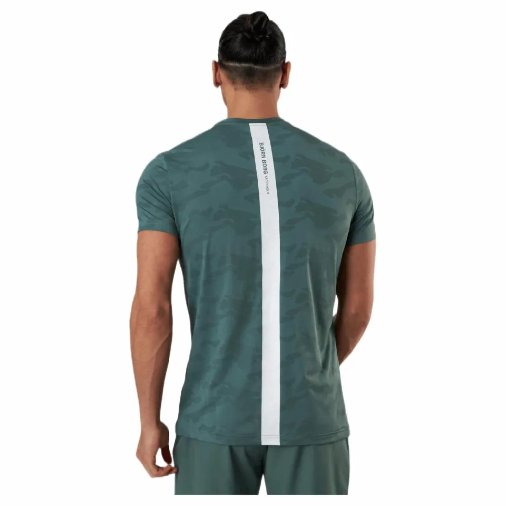 Björn Borg Sthlm Perf Tee Green Grön Outlet