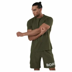 Björn Borg Sthlm Training Tee Green Grön Clearance