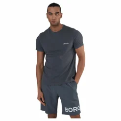 Björn Borg Sthlm Training Tee Grey Grå New