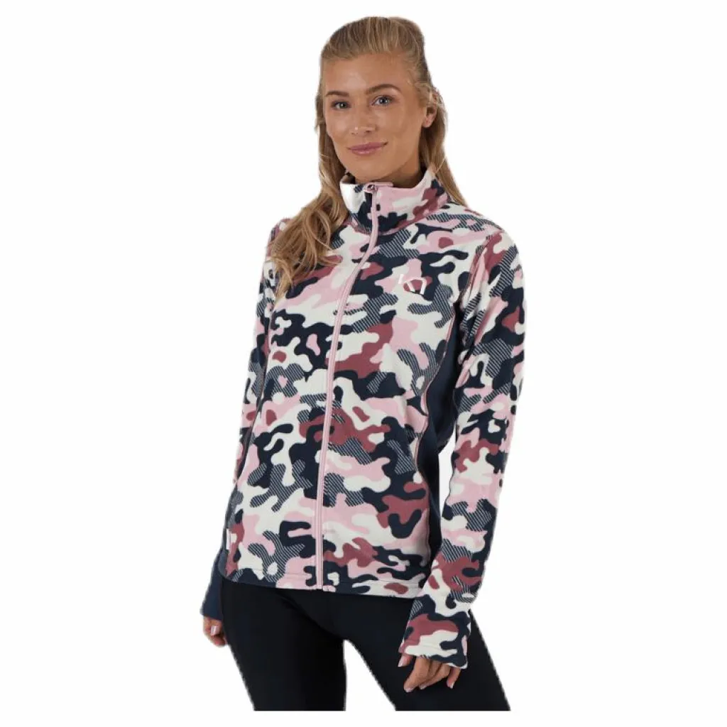 Kari Traa Stjerne Fleece Pink/Patterned Rosa och Mönstrad Best