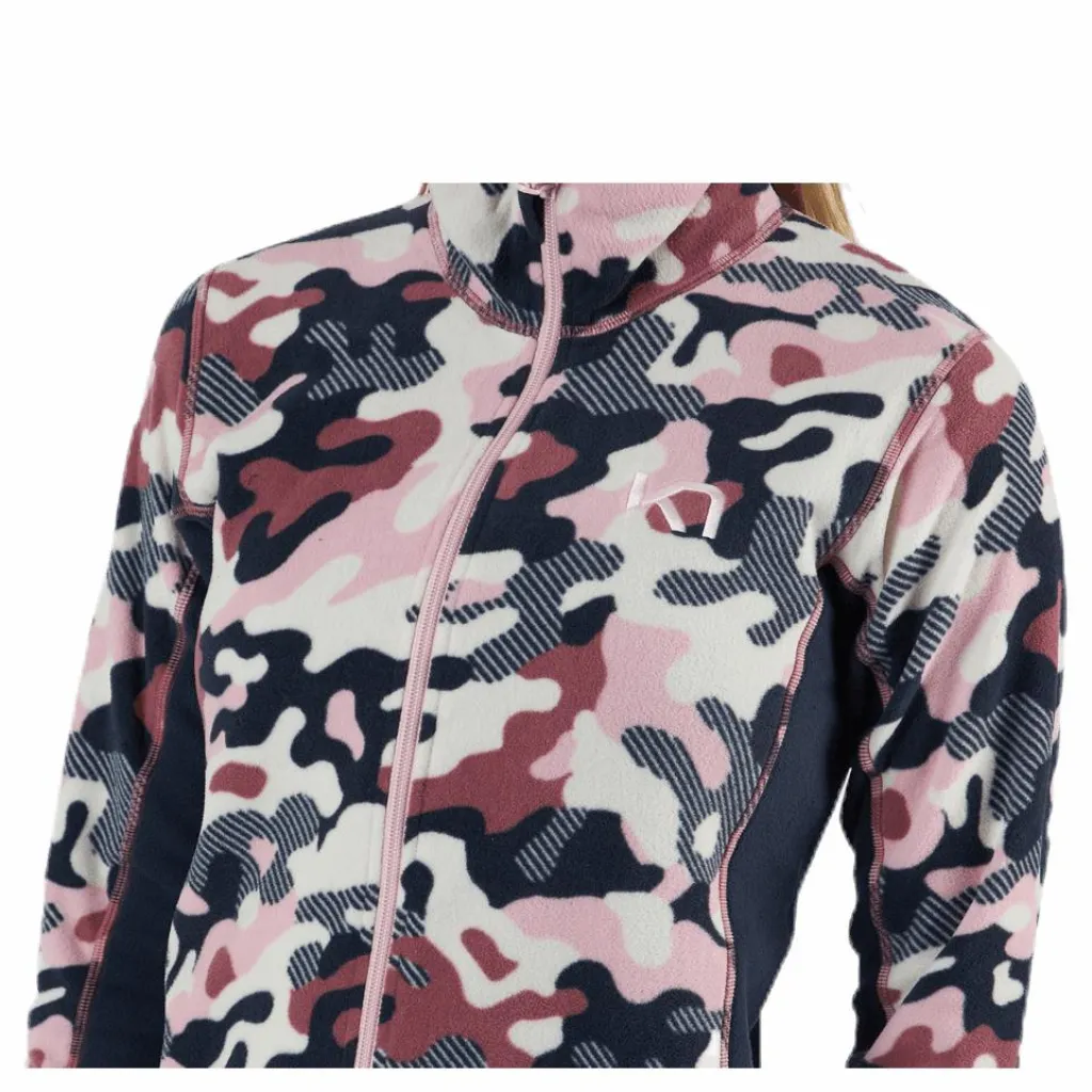 Kari Traa Stjerne Fleece Pink/Patterned Rosa och Mönstrad Best