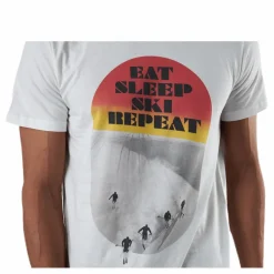 Dedicated Stockholm Eat Sleep Ski White Vit Discount