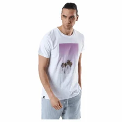 Stockholm Purple Palms White*Dedicated New