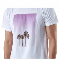 Stockholm Purple Palms White*Dedicated New
