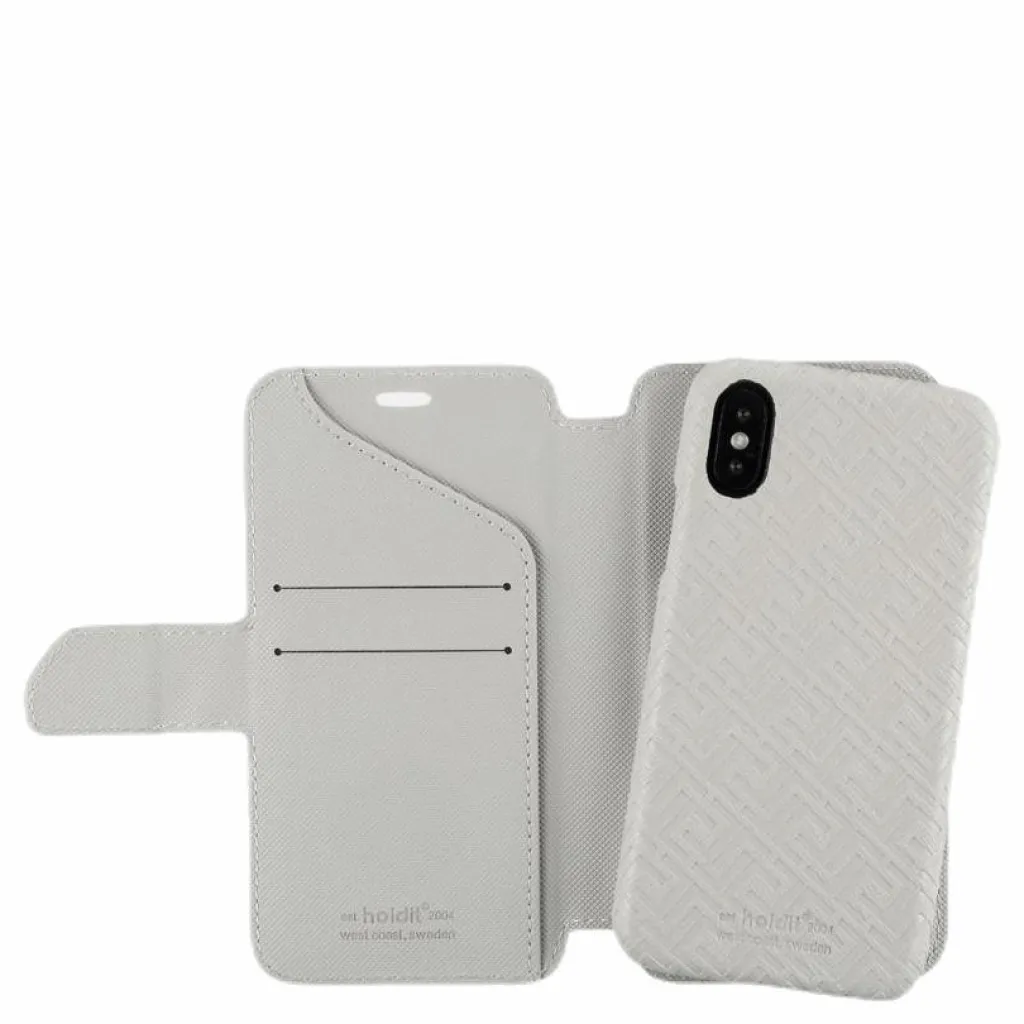 Stockholm Wallet Case Magnet iPhone X/XS Grey*Holdit Clearance