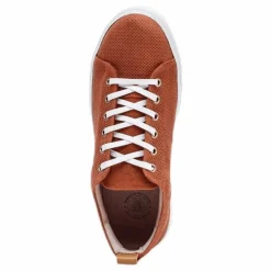 Sneaky Steve Stoked Low Suede Orange Hot