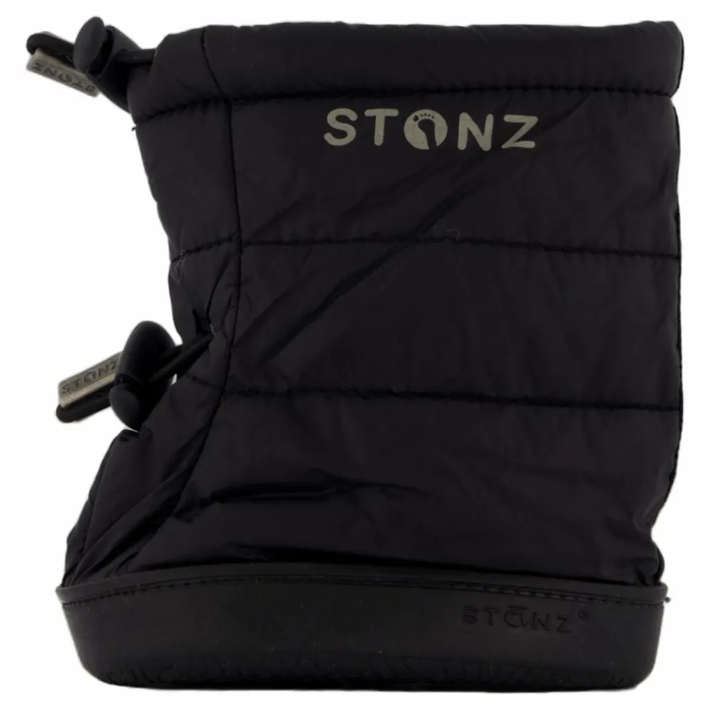 Stonz Toddler Puffer Booties Black Svart