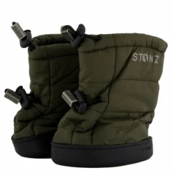 Stonz Toddler Puffer Booties Green Grön Hot