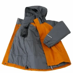 Storm Ins Kids Jacket 10 000 mm Grey/Yellow*Bergans of Norway Sale