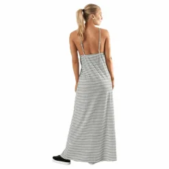 Pieces Strap Ankle Dress White Vit Discount