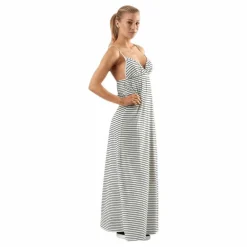 Pieces Strap Ankle Dress White Vit Discount