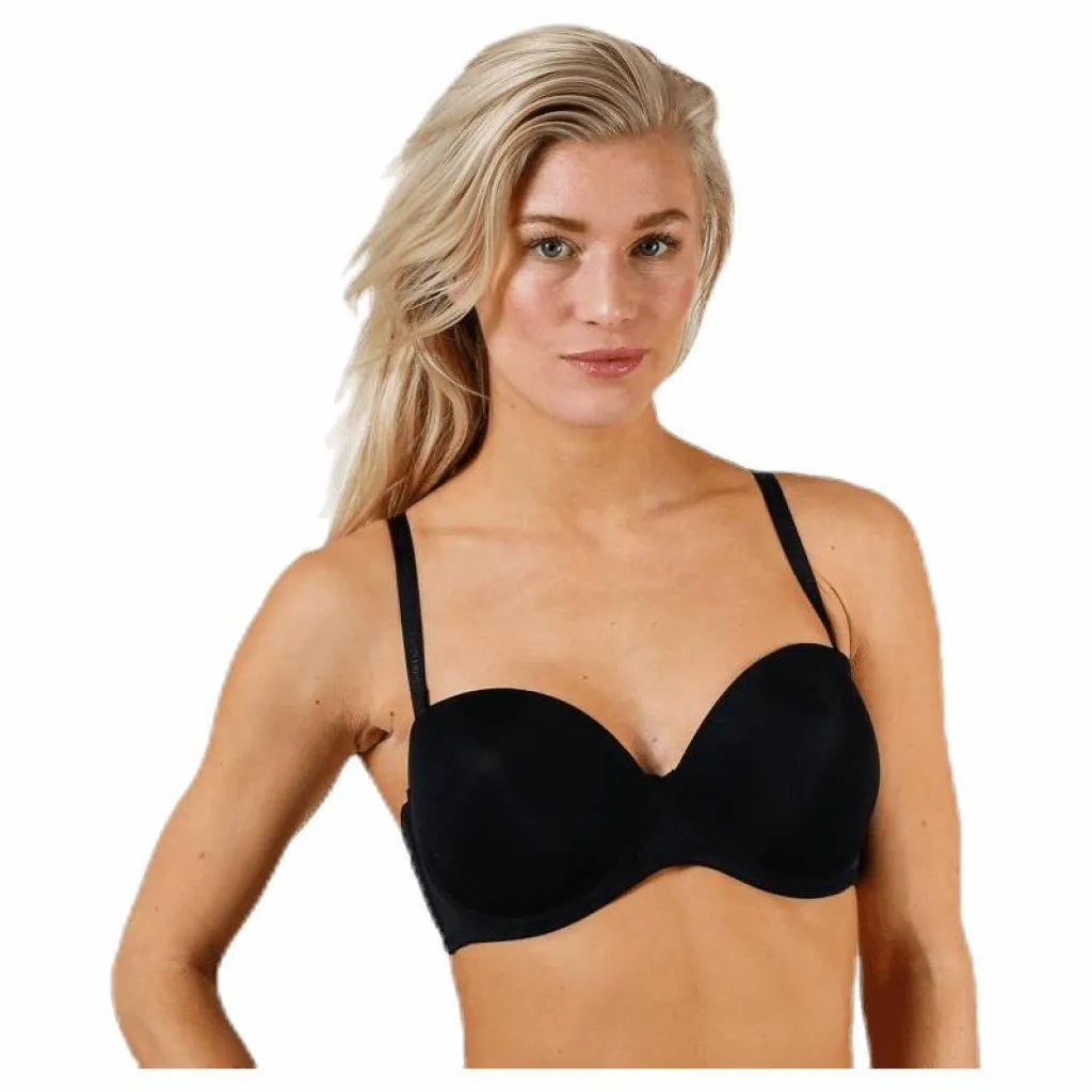 Calvin Klein Strapless Push Up Black Svart