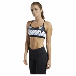 Strappy Bra Amrap Black/Yellow*Reebok Clearance