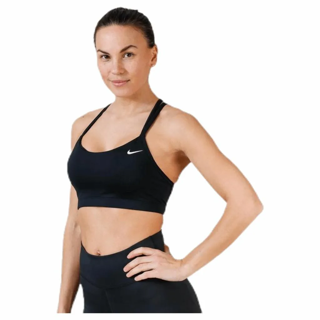 Nike Strappy Bra White/Black Svart Discount