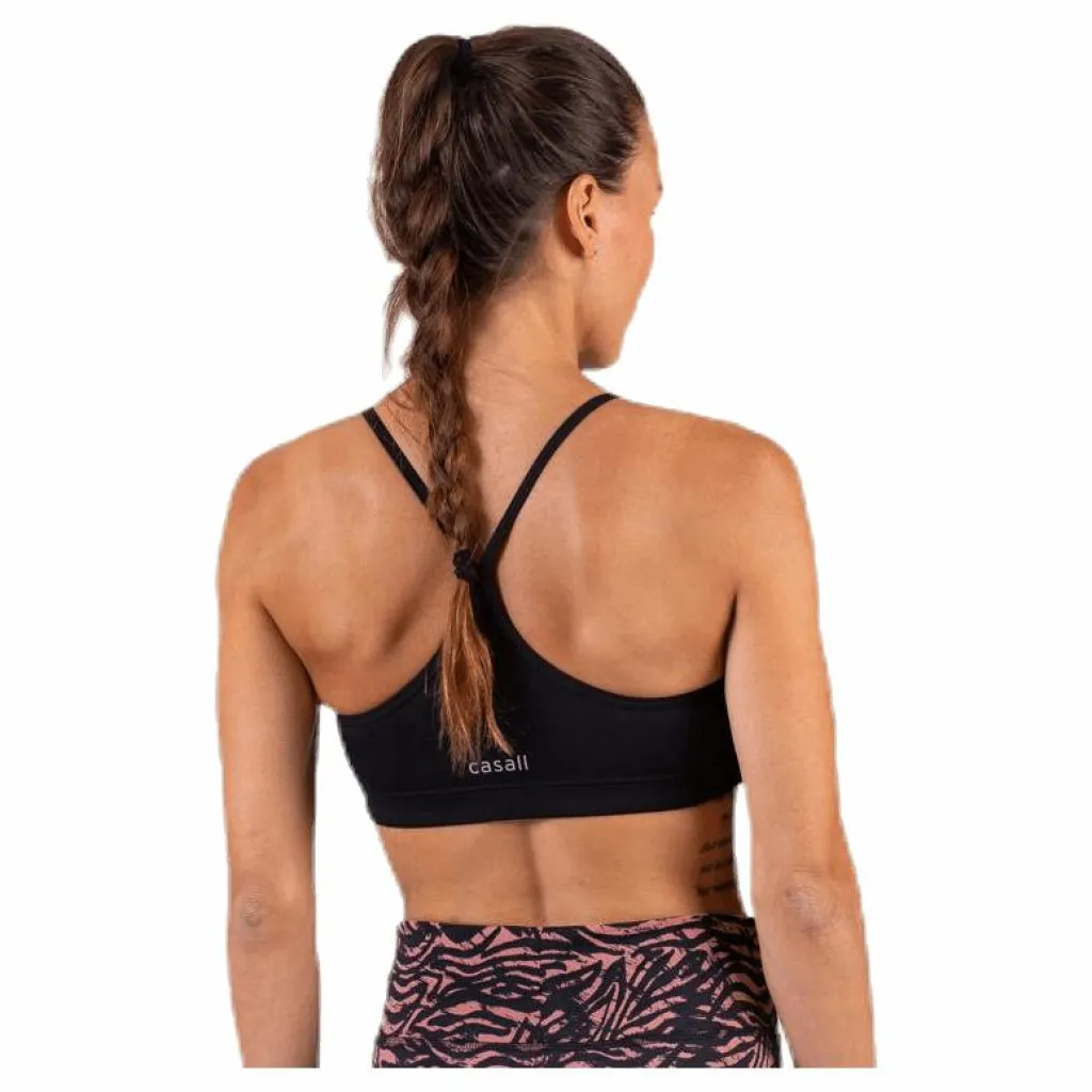 Casall Strappy Sports Bra Black Svart New