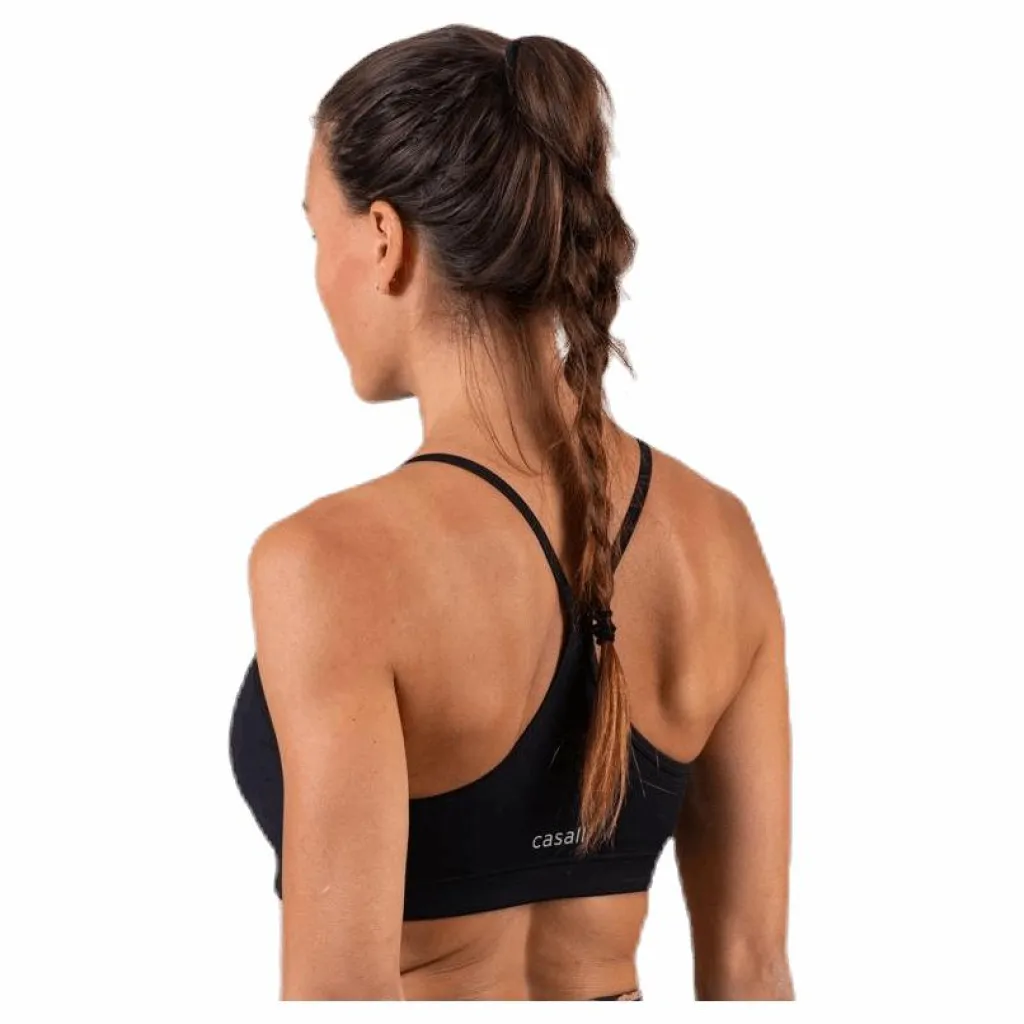 Casall Strappy Sports Bra Black Svart New