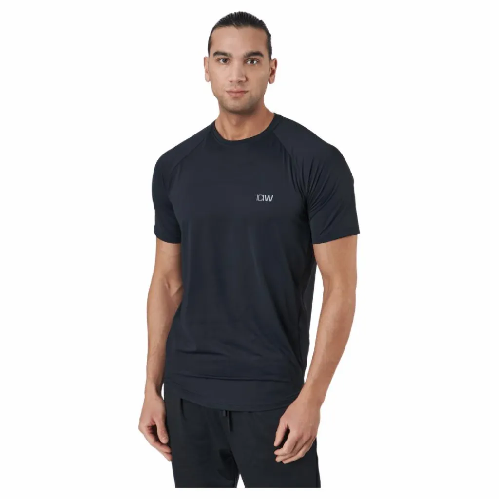 ICANIWILL Stride T-shirt Men Black Svart New