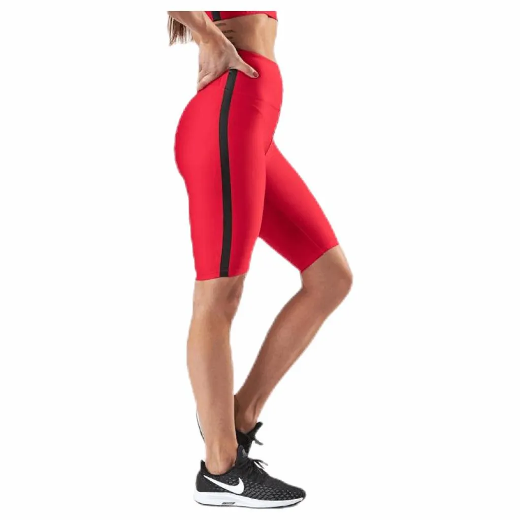 Stripe Bike Tights Red*Röhnisch Hot