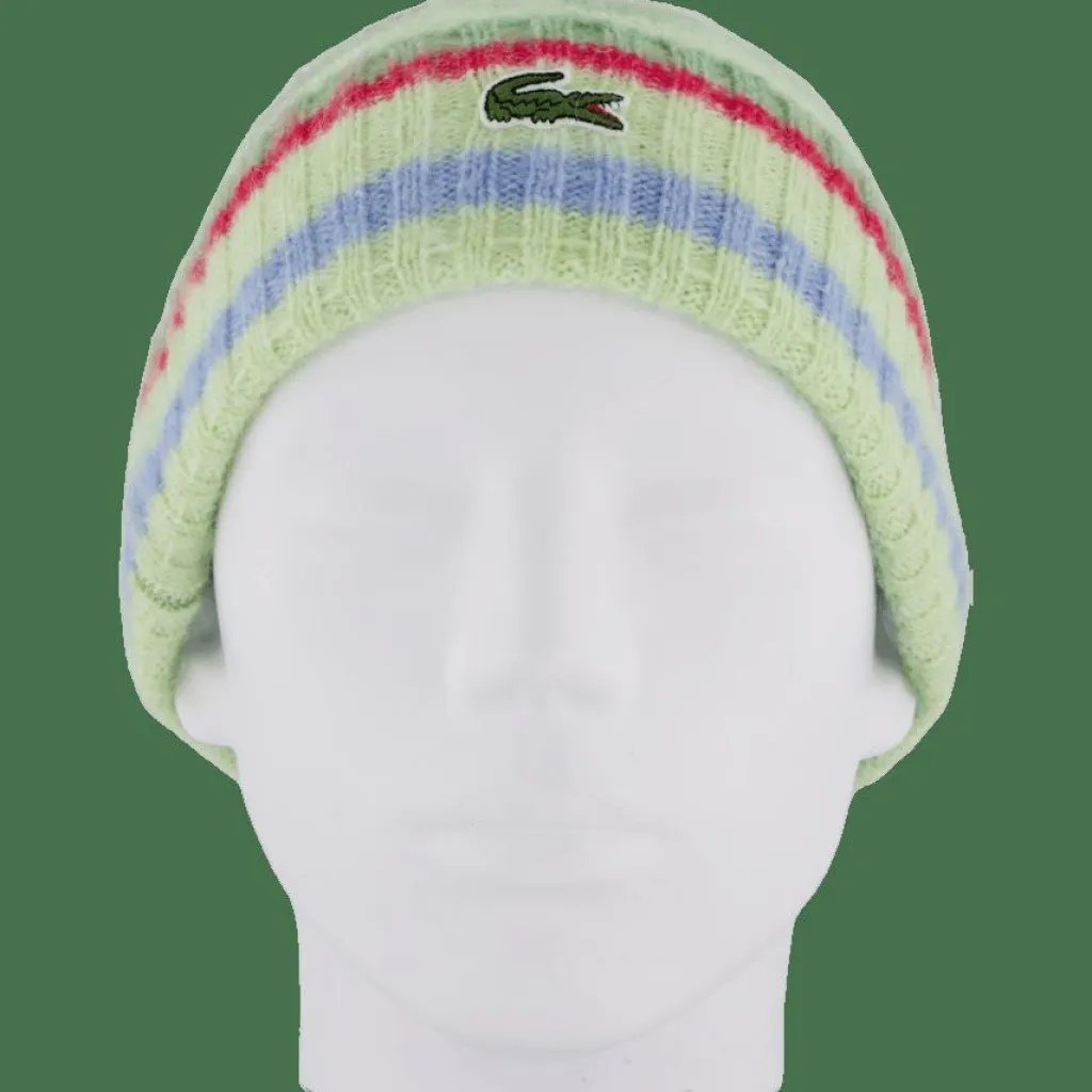 Lacoste Striped Alpaca Blend Wool Bean Liamone/pollen 0-overview Multicolor Clearance