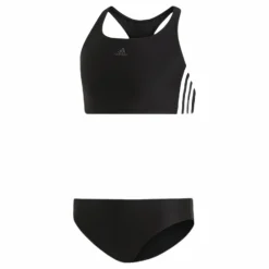 adidas 3-Stripes Bikini Black Svart Discount