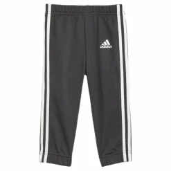 adidas 3-Stripes Tricot Tracksuit Black Svart New