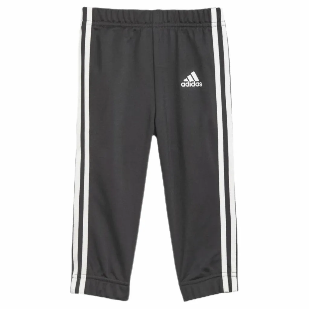 adidas 3-Stripes Tricot Tracksuit Black Svart New