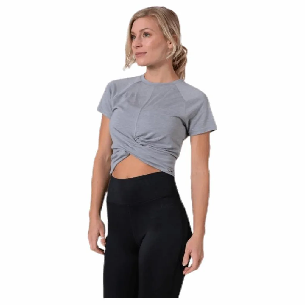 Superdry Studio Cross Tee Grey Grå Clearance