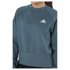 adidas Studio Swt Blue Oxide/white Blå Discount