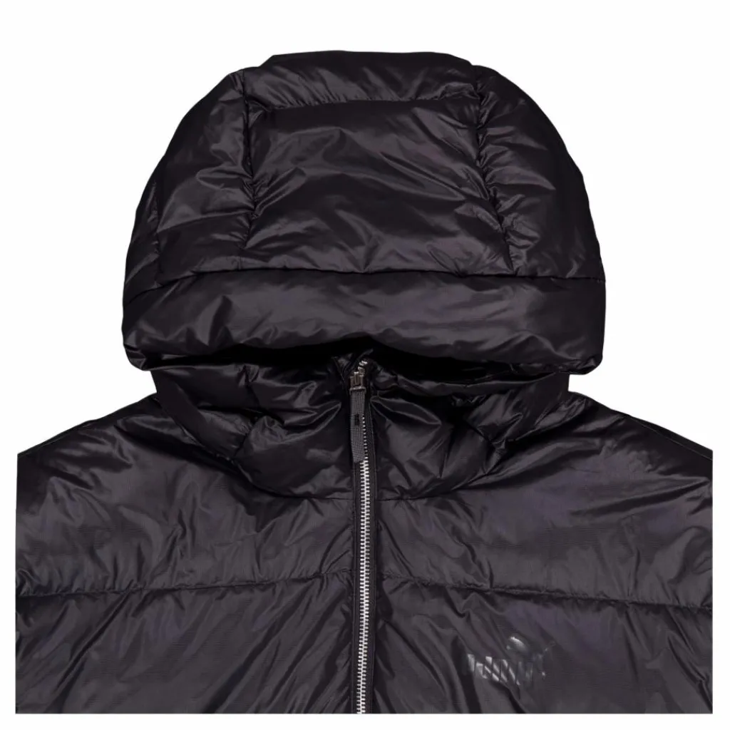 Puma Style Hooded Down Jacket Black Svart Best