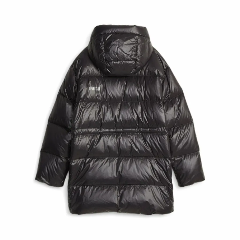 Puma Style Hooded Down Jacket Black Svart Best