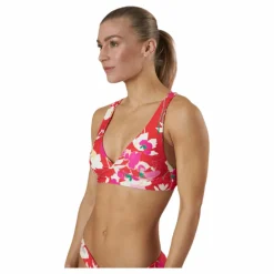 Sugar Bloom Halter Reversible Top Red*Rip Curl New