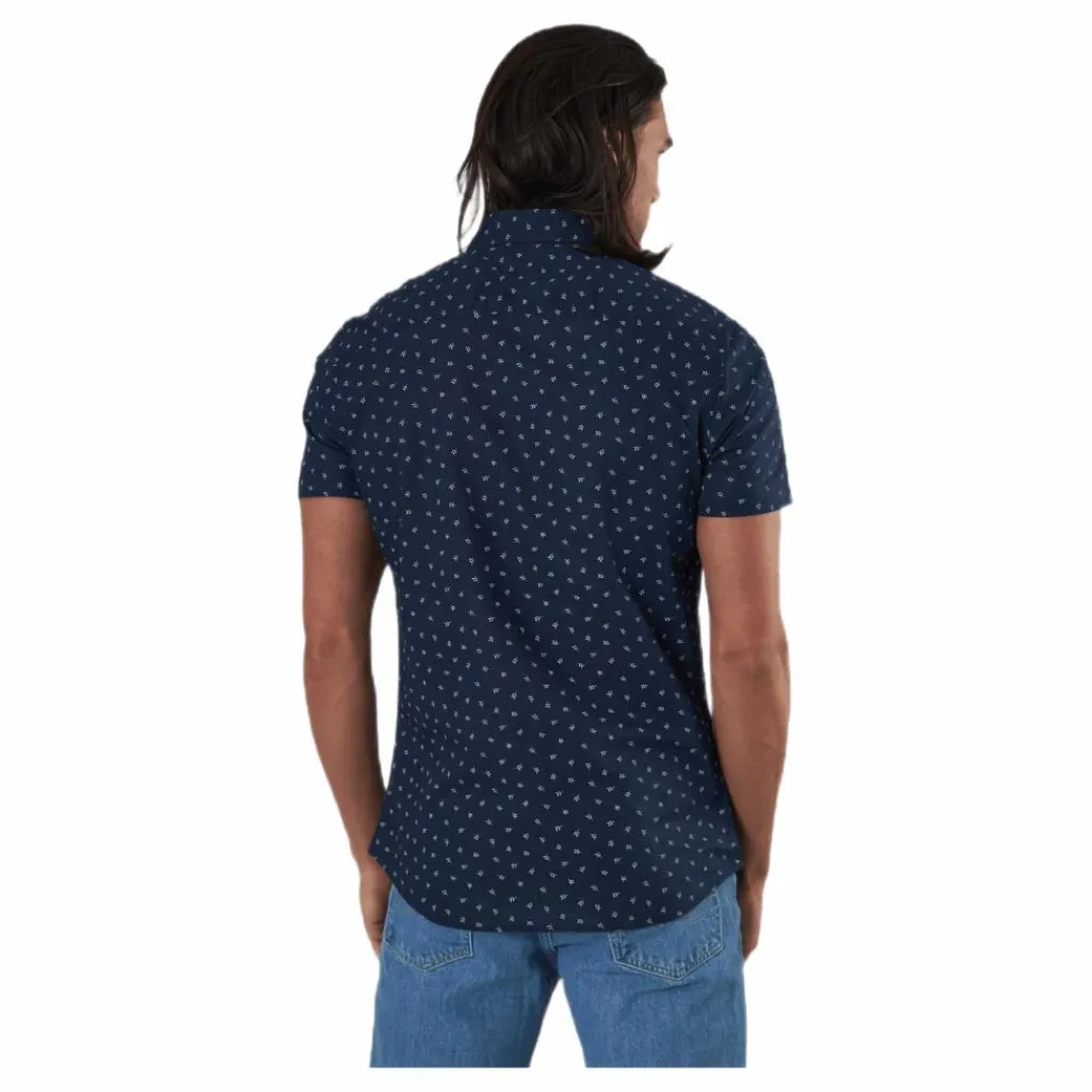 Jack & Jones Summer Blackpool Shirt S/S Blue Blå New