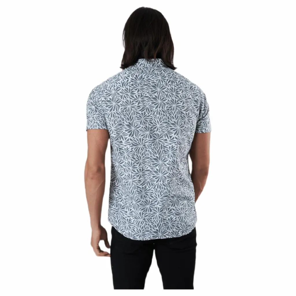 Jack & Jones Summer Print Shirt S/s Beige Grå Hot