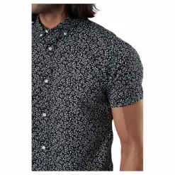 Jack & Jones Summer Print Shirt S/s Svart Grå Sale