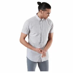 Jack & Jones Summer Shirt S/S Grey Grå Sale