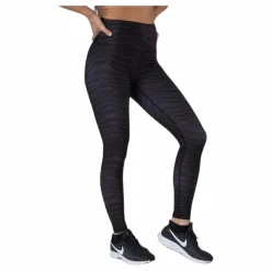 Endurance Summer W Print Waist Tights Flerfärgad Grå Discount