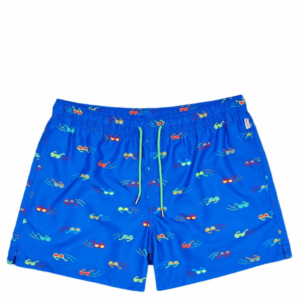 Happy Socks Sunny Days Swim Shorts Medium Blue Blå Hot