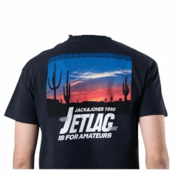 Jack & Jones Suns Tee Ss Crew Neck Grey Grå Outlet
