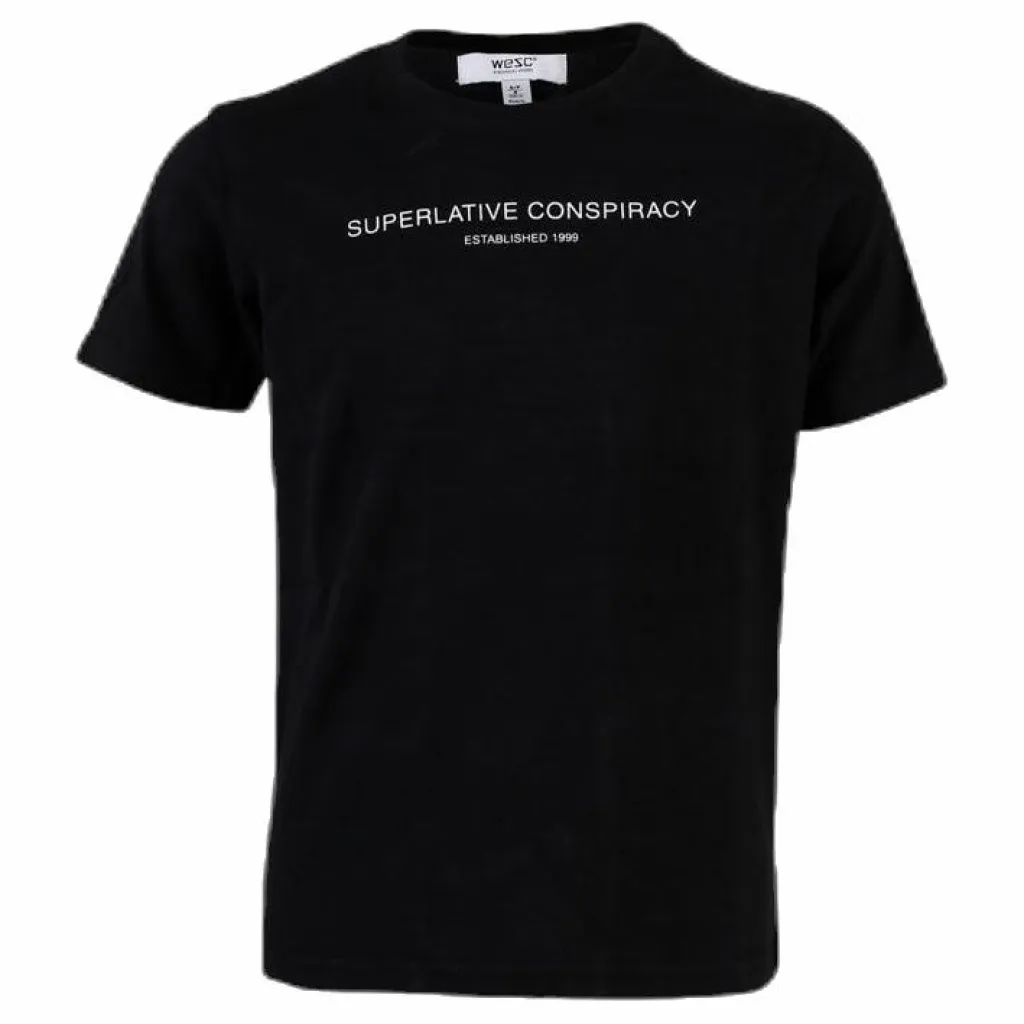 Superlative Conspiracy Logo Tee Youth Black*WeSC Sale