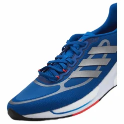 adidas Supernova+ Shoes Football Blue / Silver Metallic / Solar Red Hot