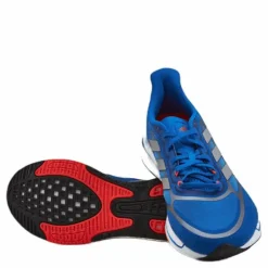 adidas Supernova+ Shoes Football Blue / Silver Metallic / Solar Red Hot