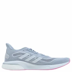 adidas Supernova Shoes Halo Silver / Cloud White / Screaming Pink New