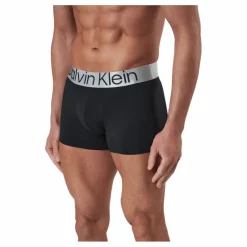 Calvin Klein Sustain Steel Cotton Trunk 3Pk Black Svart Best