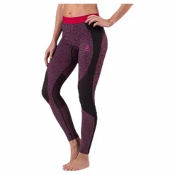 Odlo Suw Bottom Pant Performance Blackcomb Pink/Black Rosa och Svart Best