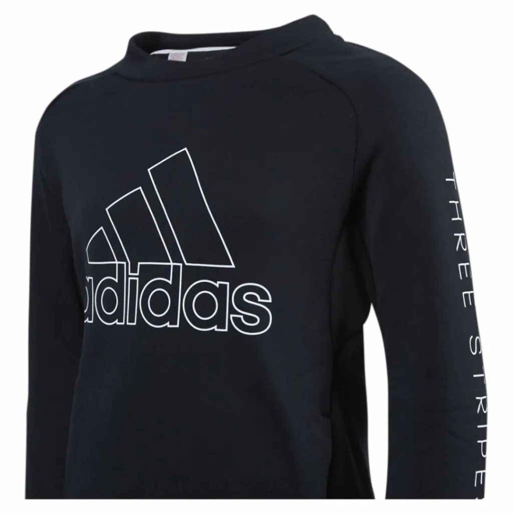 adidas SW Crew Junior Black Svart Online