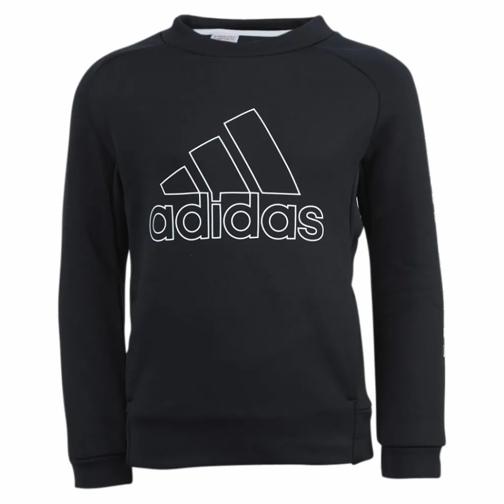 adidas SW Crew Junior Black Svart Online